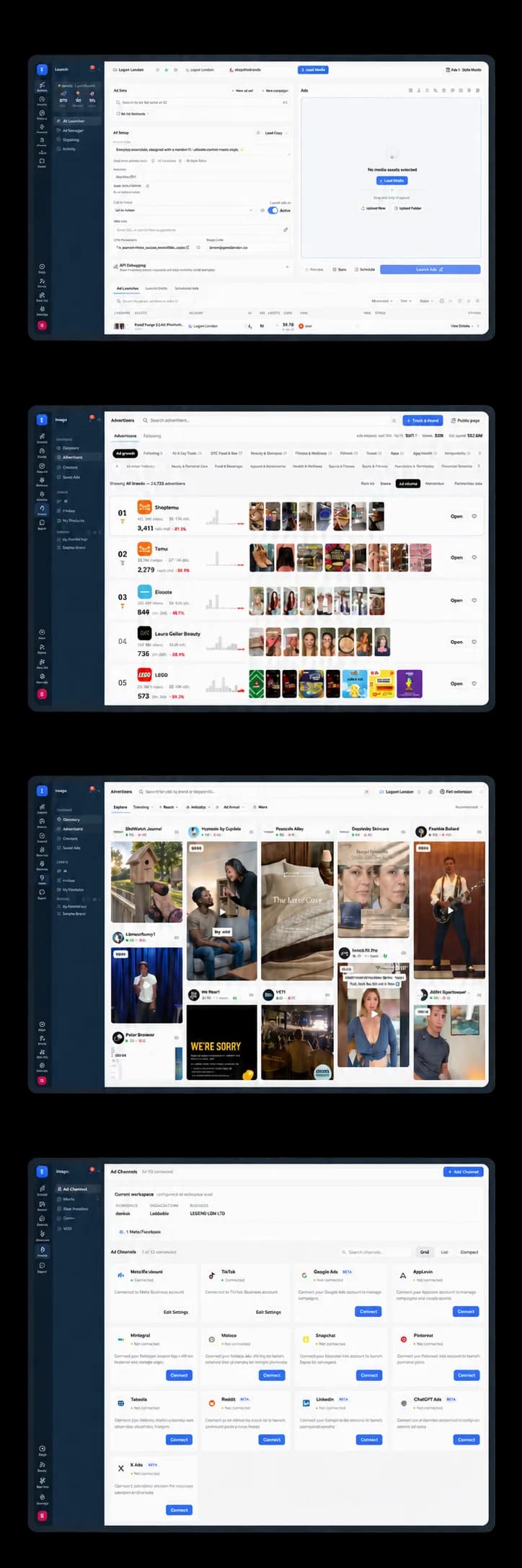 AdManage marketing website