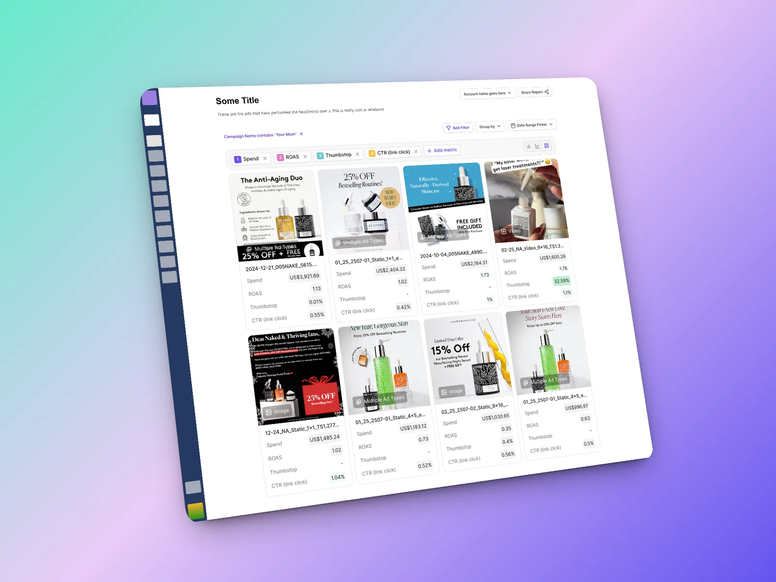 AdManage design exploration