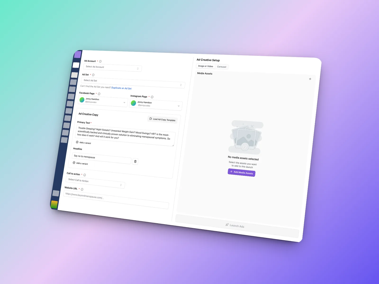 AdManage design exploration