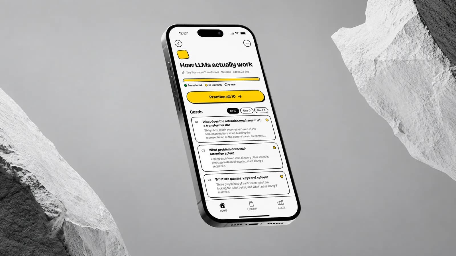 Flash it! app screens